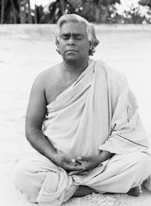 swami vishnu meditating